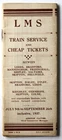 LMS public timetable for Leeds/Keighley area services July 1937