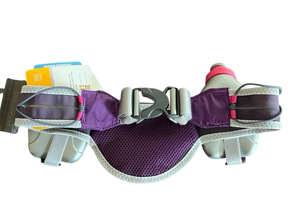 Cinturón de Hidratación Nathan Trail Mix con 2 Botellas Correr Senderismo Tamaño Ajustable - NUEVO Foto 2 de 2