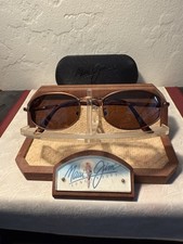   RARE  Maui Jim  MONARCH  MJ156-18 Copper Frame/HCL Bronze Lens/Case  MINTY  