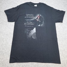 Gildan Shirt Mens Medium Black Dracula Untold Movie Graphic Horror Tee Quote