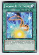 cards for black feathers yugioh Amazon.com: Yu-Gi-Oh! - Hunter of Black Feathers (TSHD-EN038) - The Shining  Darkness - Unlimited Edition main image 0