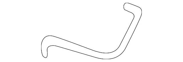 Manguera de salida de tanque de sobretensión de radiador GM 15792821 genuina Foto 3 de 4