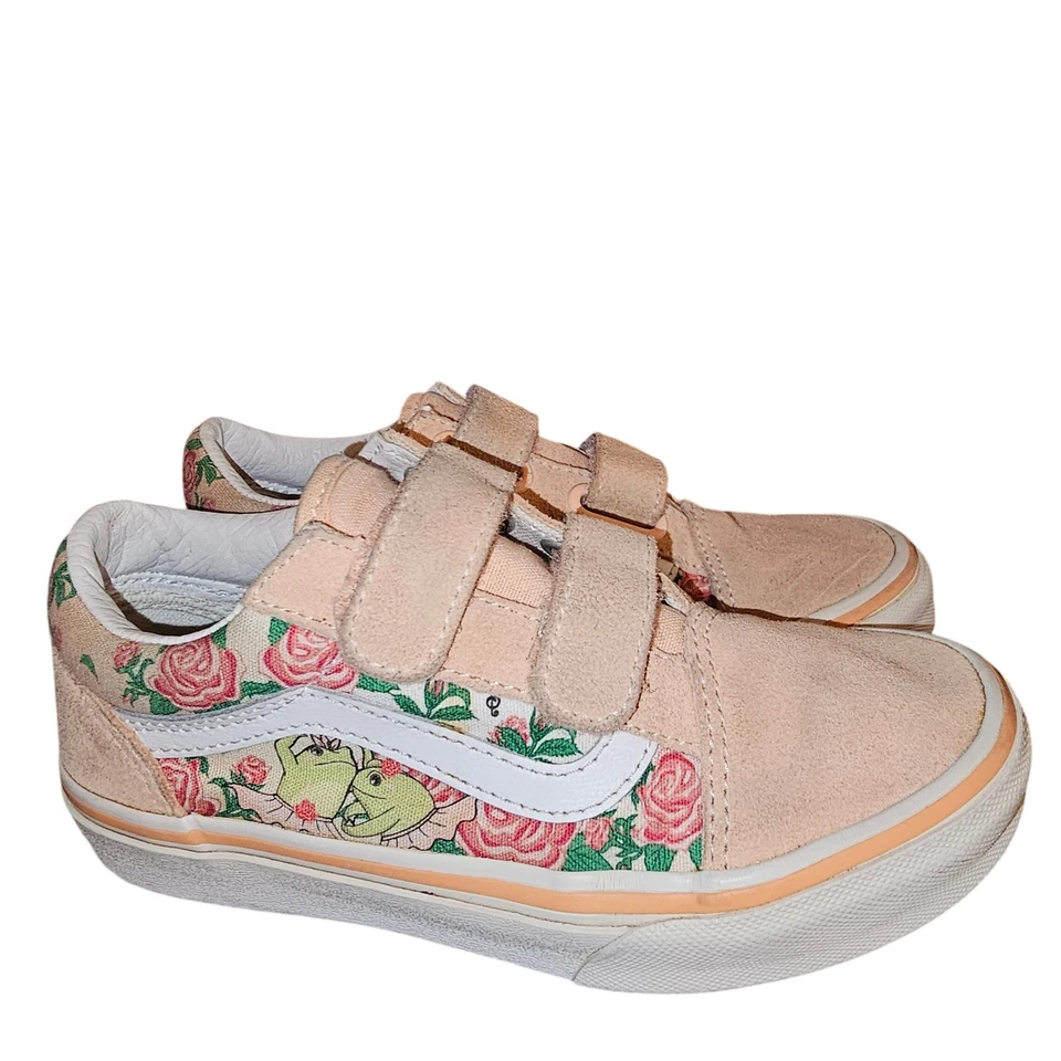 Disney X Vans Old Skool Princesa y la Rana Tenis Florales - Niños Talla 1 Foto 4 de 4