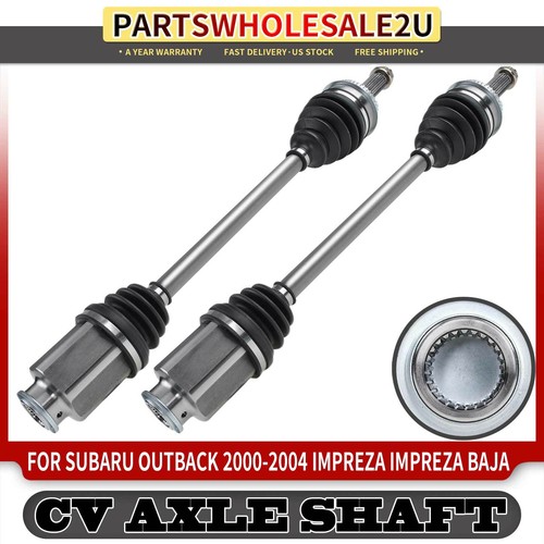 2x Front CV Axle Shaft Assembly for Subaru Impreza Legacy Forester