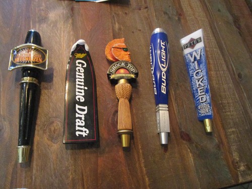 5-BeerTap Handle Lot, for collecting or use
