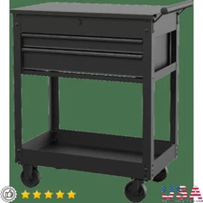Steel Mechanics Tool Cart Heavy Duty Tool Storage 500lb Capacity Caster Wheels