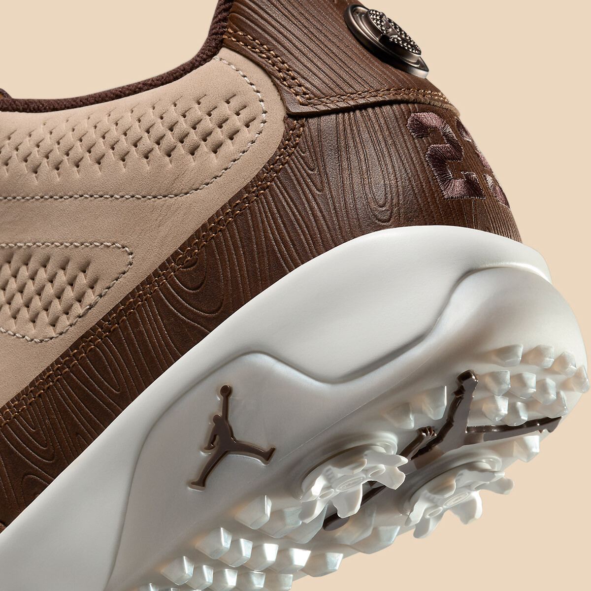 シューズ(男性用) NIKE AIR JORDAN 9 G NRG M24 FN6929-200 Nike Air Jordan 9 NRG Golf Masters Woodgrain FN6929-200