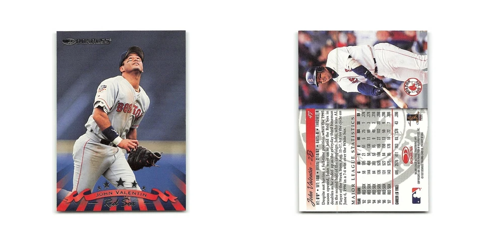 John Valentin 1998 Donruss #47 Boston Red Sox Baseball Card NM - Image 3 of 3