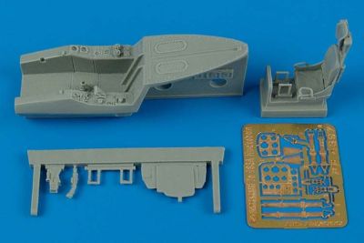 Aires 4397 - 1:48 Focke Wulf Ta 183A cockpit set Für Tamiya Bausatz - Neu