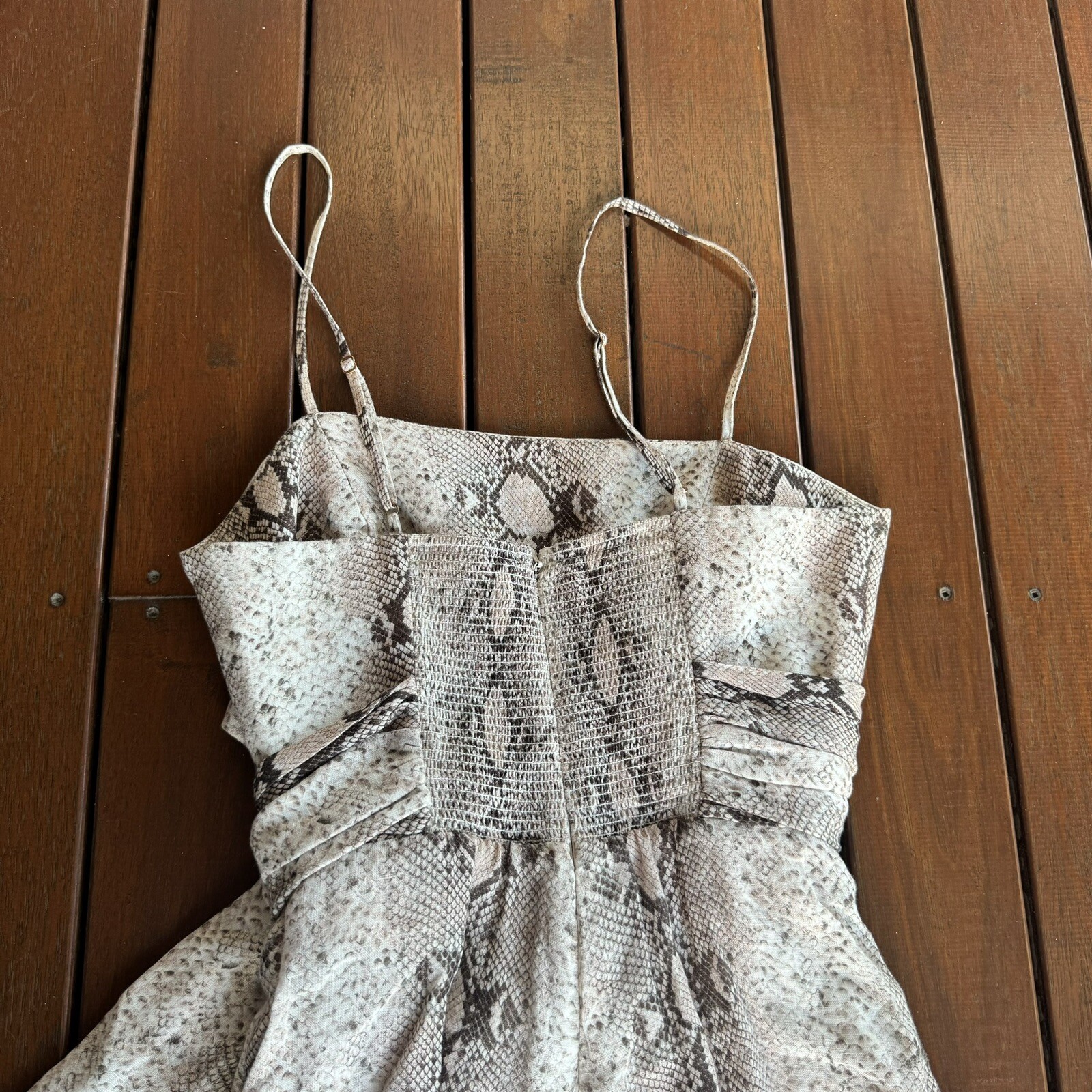 Zimmermann Size 1 Bellitude Python Cut Out Dress - image 13