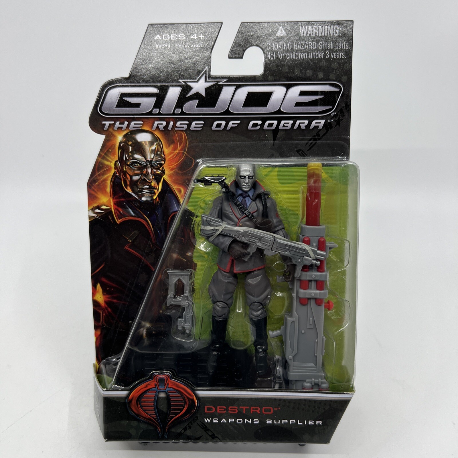 GI Joe Rise of Cobra Destro Weapons Supplier 3.75-inch Figure Hasbro 2008 S2