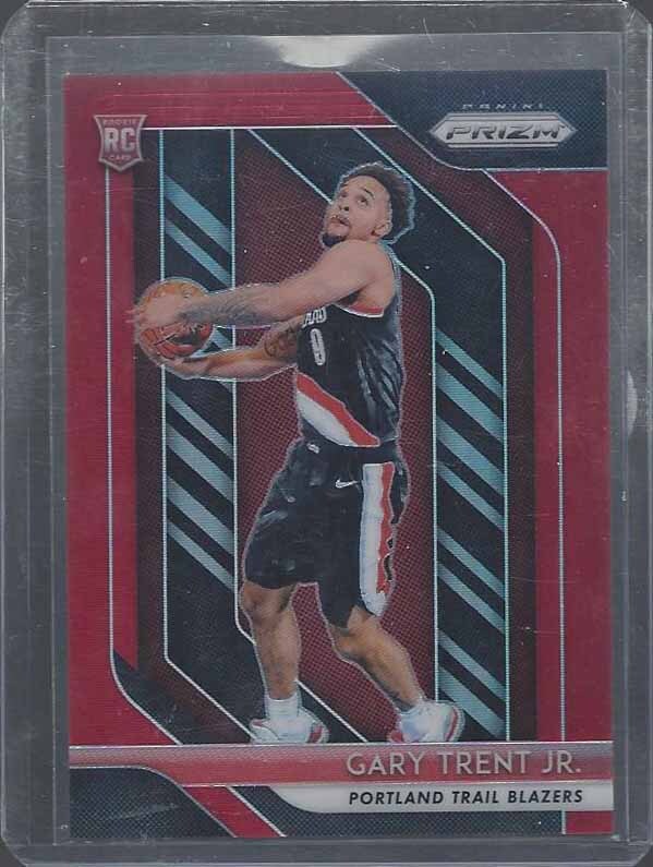 GARY TRENT JR 2018-19 PANINI PRIZM RED ROOKIE PRIZMS RC #D 113/299