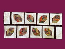 Handcrafted Fall Quilted Table Runner Thanksgiving Fall Decor