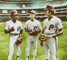 E267 Mike Schmidt Larry Bowa Dave Cash 8x10 11x14 16x20 Oil Painting Photo