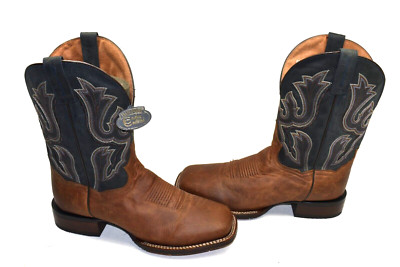 Dan Post Cowboy Certified Winslow DP4556 Brown Square Toe Leather Boot 10.5 D
