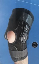 New Hinged ROM Knee Brace Adjustable Immobilizer Support Arthritis Size Medium