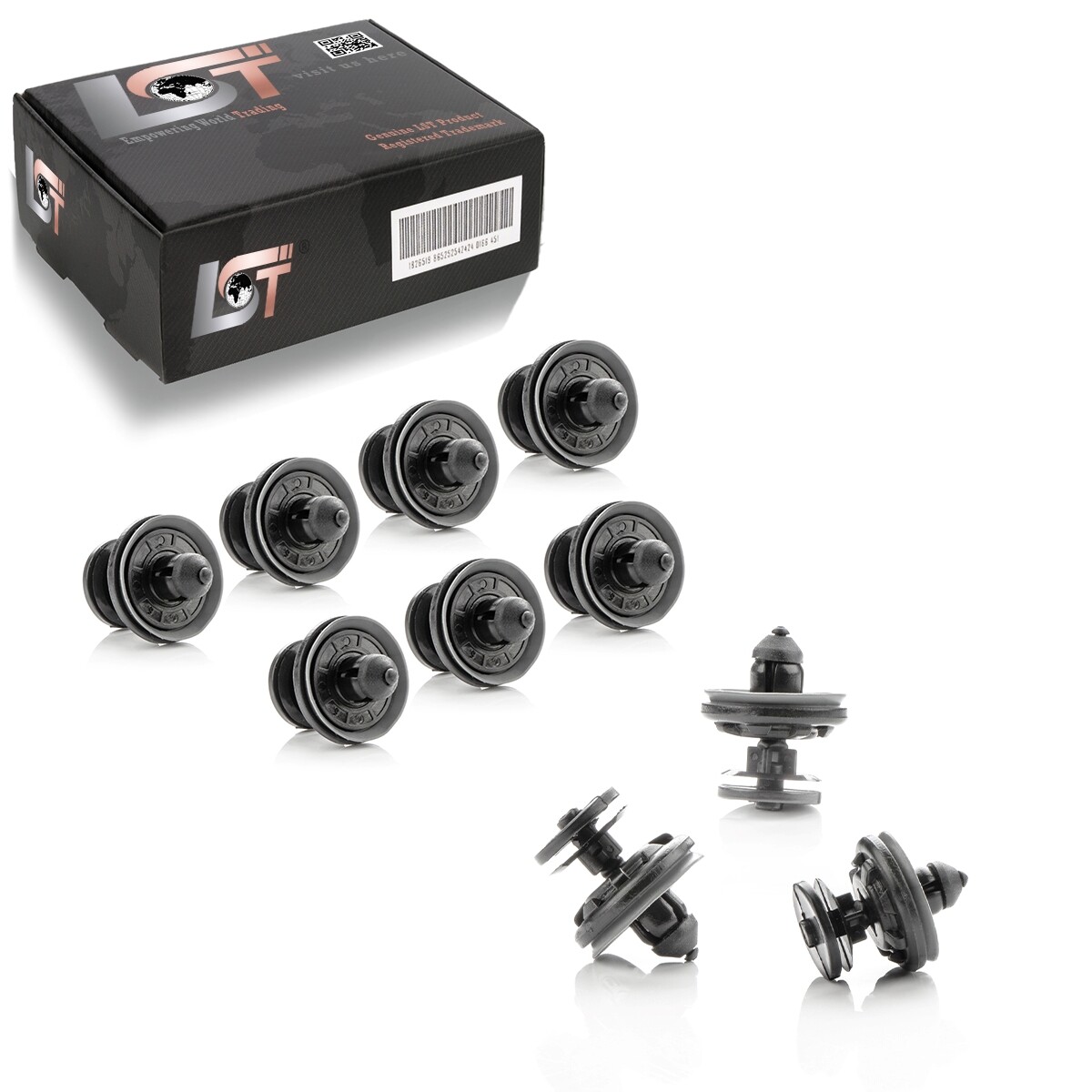 10x Door Panel Fastening Clips for VW GOLF PASSAT POLO ....
