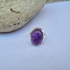 Beautiful Amethyst Gemstone Ring 925 Sterling Silver Gift For Mother Ring PG4737