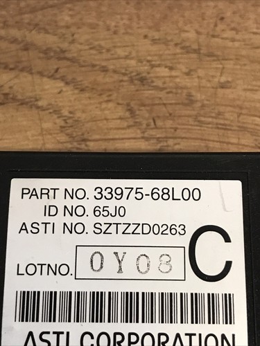SUZUKI SWIFT 2012 IMMOBILIZER CONTROL MODULE 33975-68L00 2011-2016 - Picture 6 of 6
