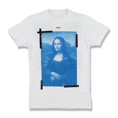 Off-White White Mona Lisa Arrows T-Shirt | Size XS SS21 RRP $360
