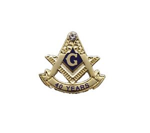 Masonic Grand Lodge Officer Square & Compasses Lapel Pin Mason Freemason 