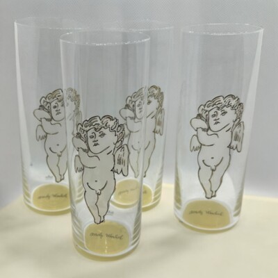 Set of 4 Rosenthal Studio-Line Andy Warhol Golden Angels Fanfare
