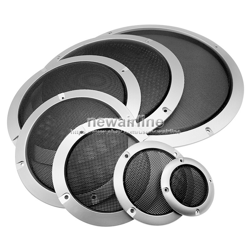2/3/4/5/6.5/8/10 inch Speaker Grill Cover Audio Decorative Circle Metal