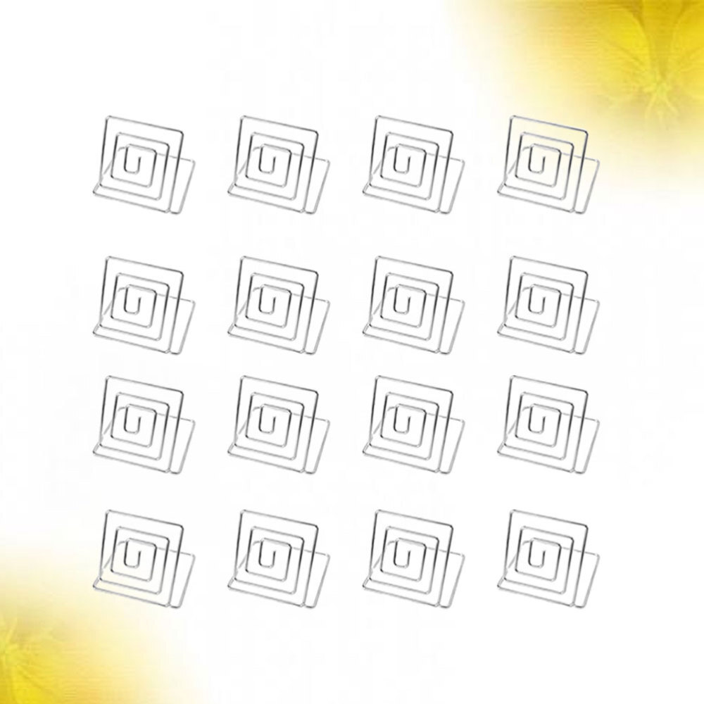 16 Pcs Table Top Sign Holder Name Wire Picture Rose Gold Memorandum eBay