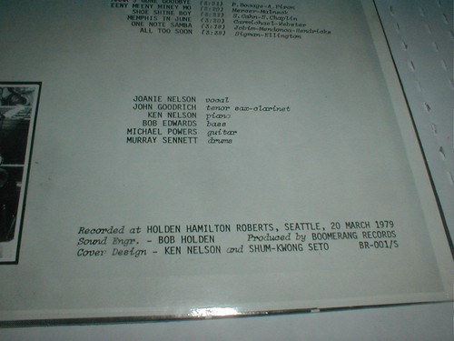 Joanie Nelson INCH WORM Private LP SEALED 1979 Seattle Soul Jazz Funk BOOMERANG - Picture 4 of 5