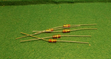  1 5 Pack Carbon Comp 120K OHM 1/2 Watt 5 Resistors NOS