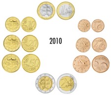 SLOWAKEI EURO-KMS 2010 AUS ORIGINALROLLEN LOSE 3,88 EURO BANKFRISCH