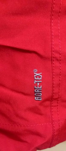 AIGLE GORE-TEX simple 5 pocket parka jacket Size L Red Men - Picture 5 of 10