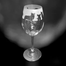 CORGI  Frieze Boxed 35cl Crystal Wine Glass