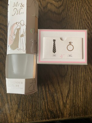 mr and mrs Lavender Bliss Diffuser & Happily Ever After Bath Soap Gifts 