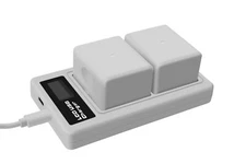 2-pack Batteries + Dual Battery Charger for Arlo Ultra, Pro 3/4 Security Camera