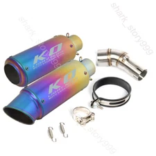 For Yamaha YZF R3 R25 MT-03 2016-2025 Slip On Exhaust Tips Mid Link Pipe Muffler