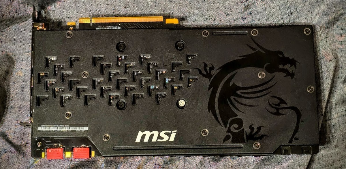BAD MSI Geforce GTX 1080 8GB GAMING 8G GPU Video Card As Is | eBay