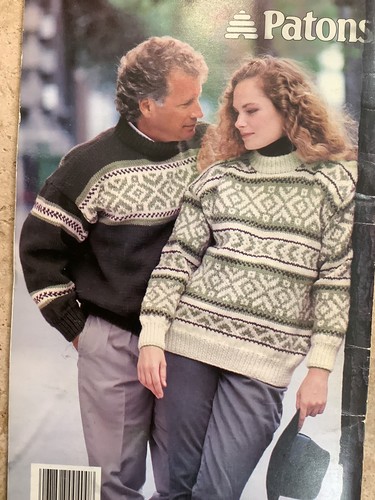 11 Patons Knitting Pattern Books Men Women Children Fairisle Cables Cardigans - Picture 3 of 24