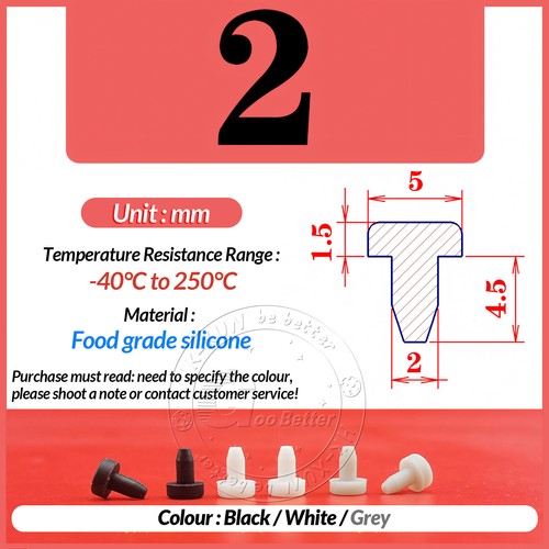 Black Round Silicone Rubber Blanking Seal Bung Hole Plugs End Caps 2mm-301.5mm - Picture 14 of 157