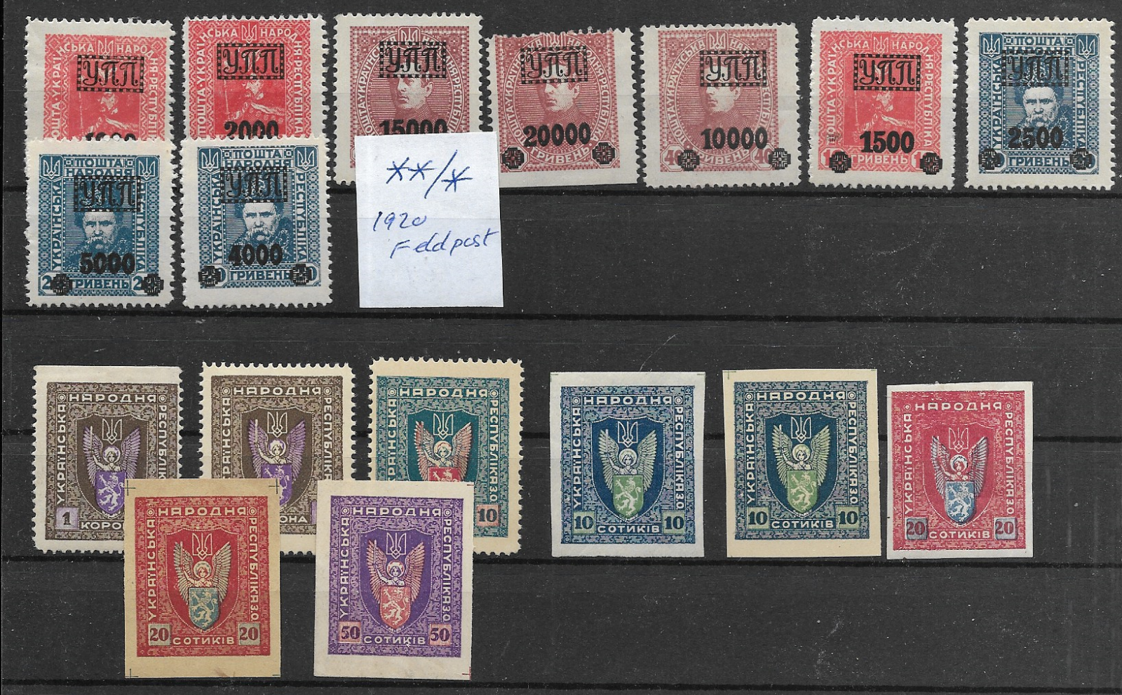 UKRAINE INTERESTING 1920 LOT **/* Rus.87 eBay