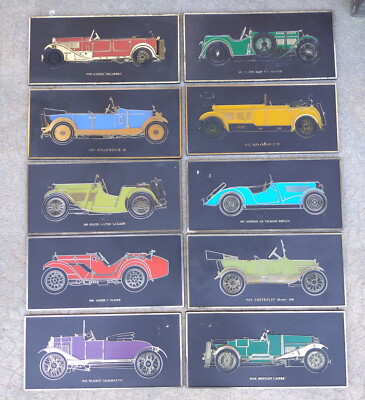 vintage konvolut alte Plastikschild Auto Tacot