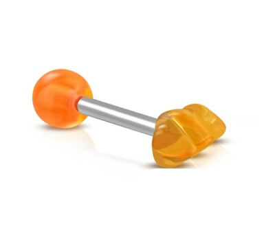 Edelstahl Piercing Tragus Cartilage Barbell G-1,2mm Ohr Stainless steel y-inz642