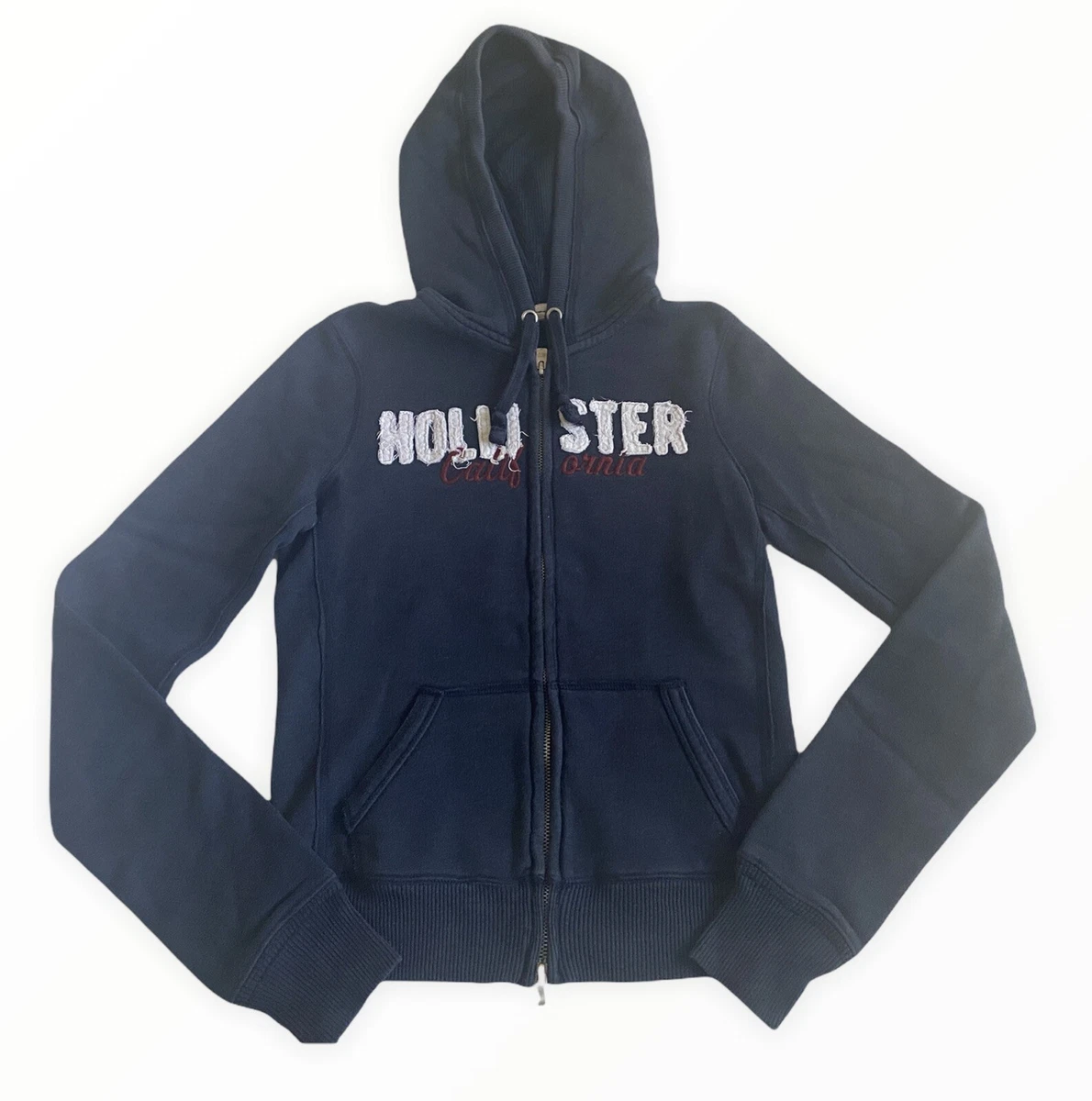 Hollister Women's Zip Hoodie California 1922 Sweat Jacket Size