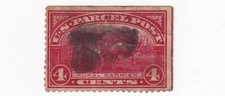 STAMP US SCOTT Q4 "Rural Carrier" 4 CENT 1912 US PARCEL POST USED - E