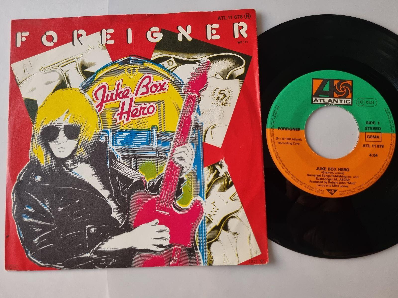 7"" Single Foreigner - Juke box hero Vinyl Germany
