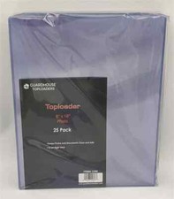  50 GuardHouse 8x10 Rigid Clear Plastic Topload Holders Photo Toploaders 2 Pack