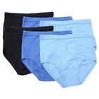 6 Mens Gents 100% Cotton Y Fronts Briefs Blue White M L XL 2XL 3XL 4XL