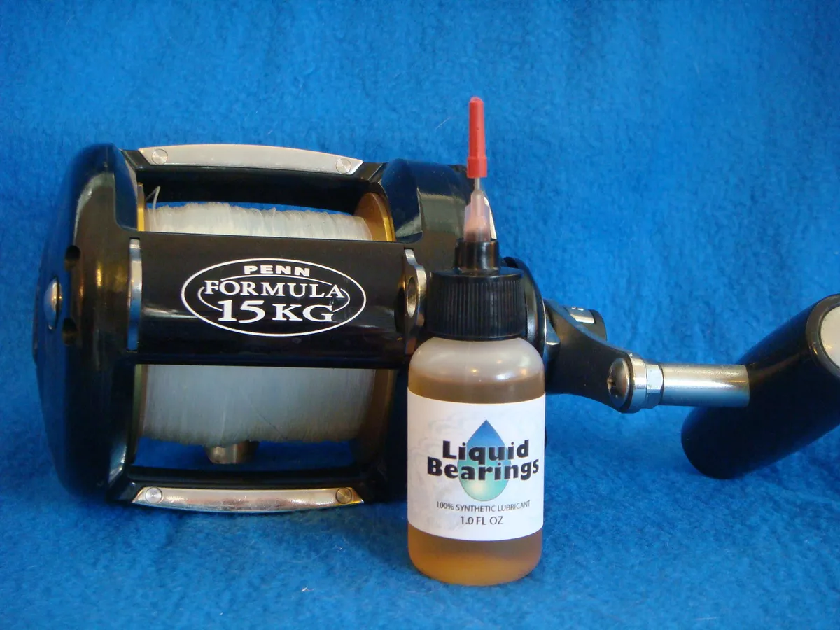 Liquid Bearings, BEST 100%-synthetic oil for vintage Penn or any casting  reels!