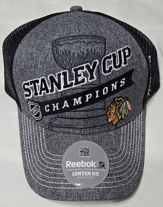 2013 Reebok Chicago Blackhawks NHL Stanley Cup Champions Locker Room Hat Cap NEW