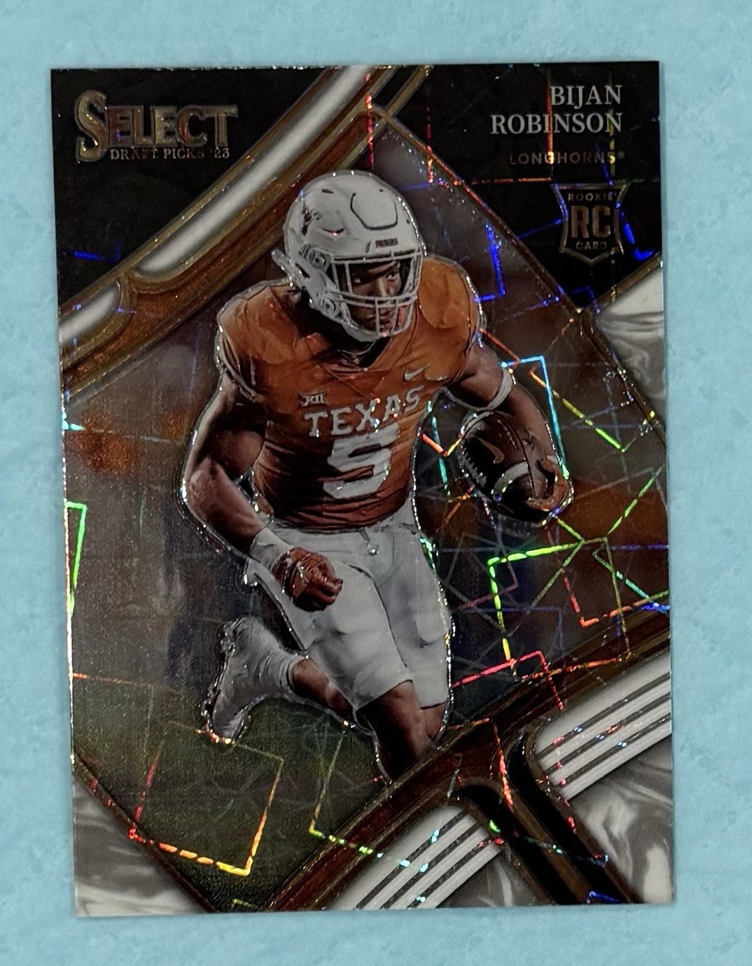 2023 Panini Select Draft Picks - Bijan Robinson #109 Hyper Prizm (RC)